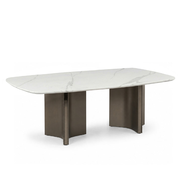 ASERA Crystal Marble Stone Dining Table