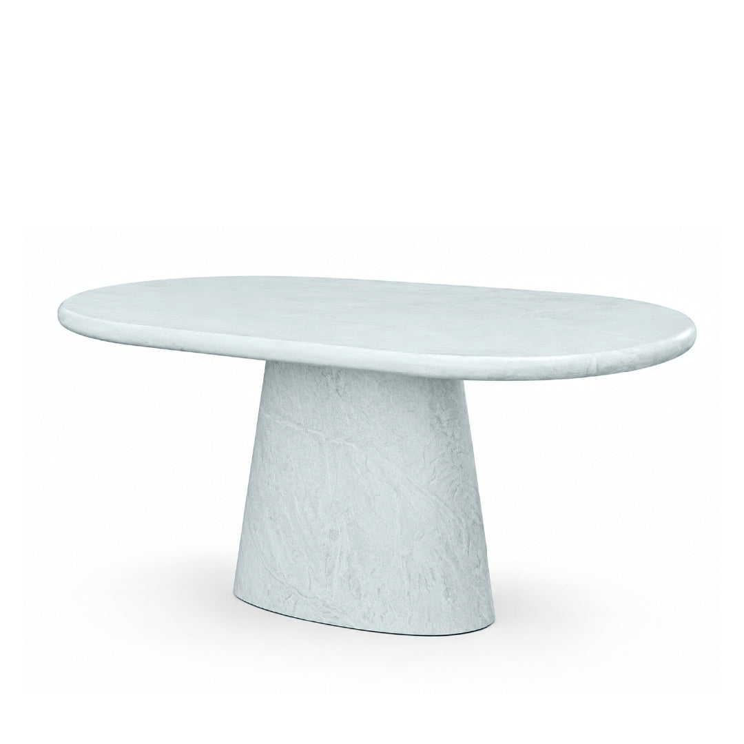 ASTAKA Oval Marble Dining Table