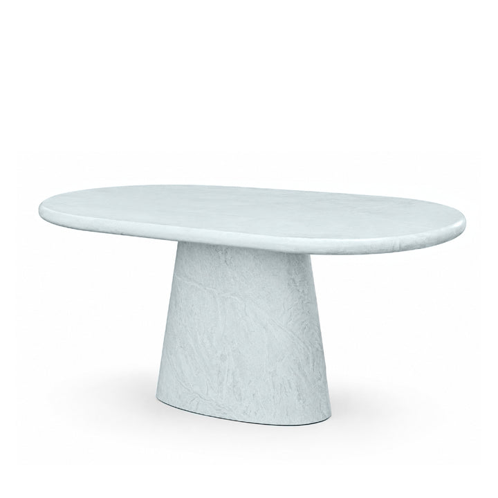 ASTAKA Oval Marble Dining Table