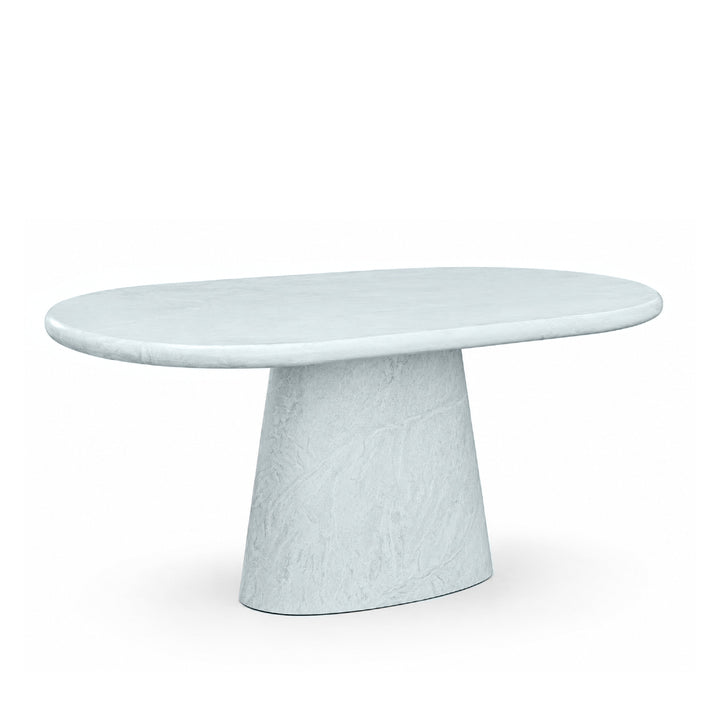 ASTAKA Oval Marble Dining Table
