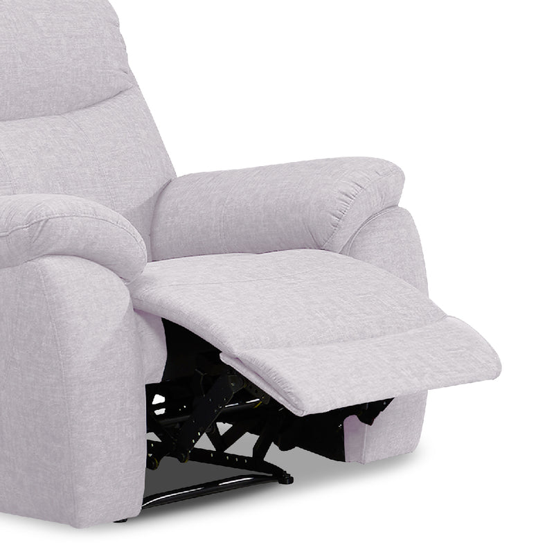 ASTIA Recliner 1 Seater Sofa Bone Grey