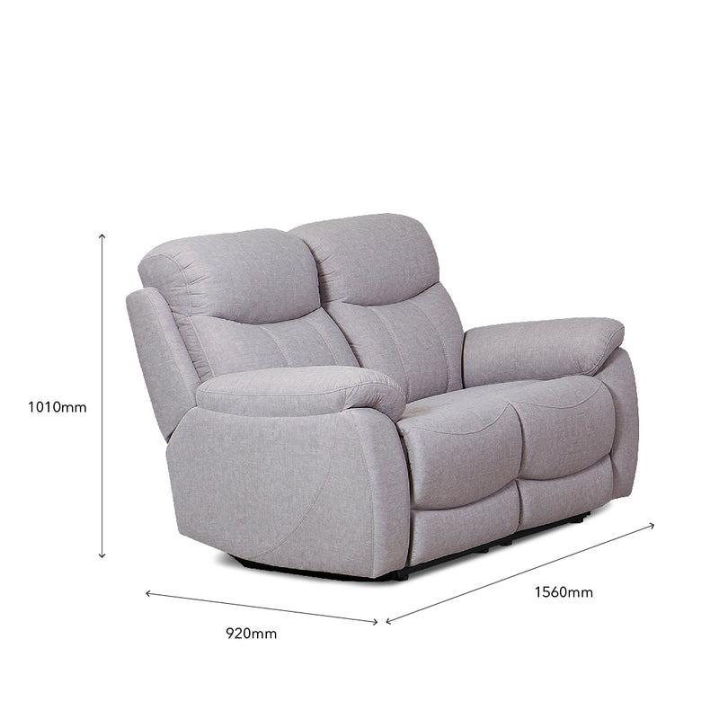 ASTIA 2 Seater Sofa Bone Grey