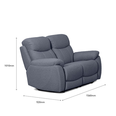 ASTIA 2 Seater Sofa Charcoal Grey
