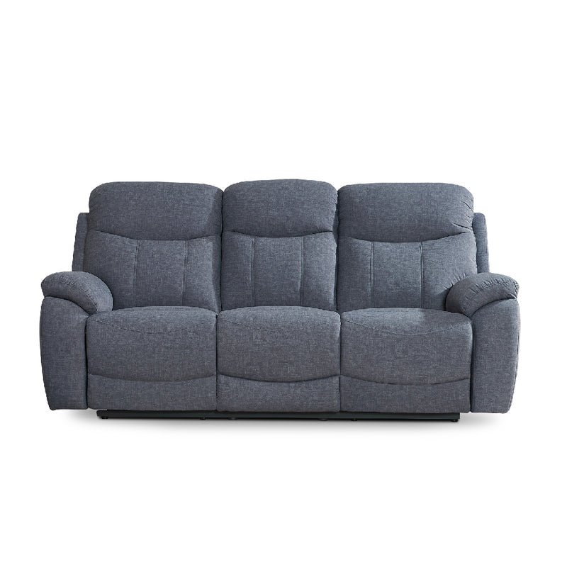 ASTIA Recliner 3 Seater Sofa Charcoal Grey