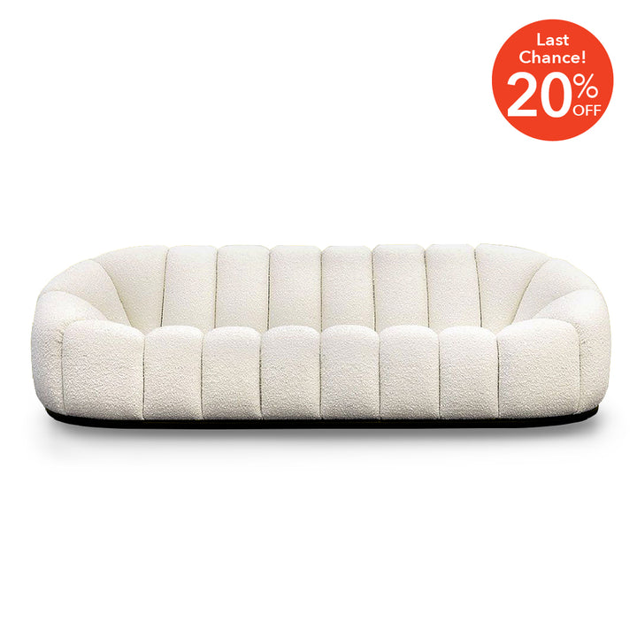 ATARAXIA 3 Seater Sofa (White)