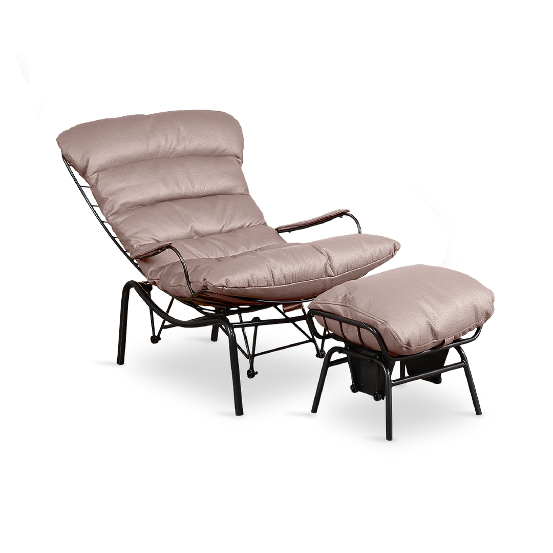 ATECCO Relax Chair with Stool
