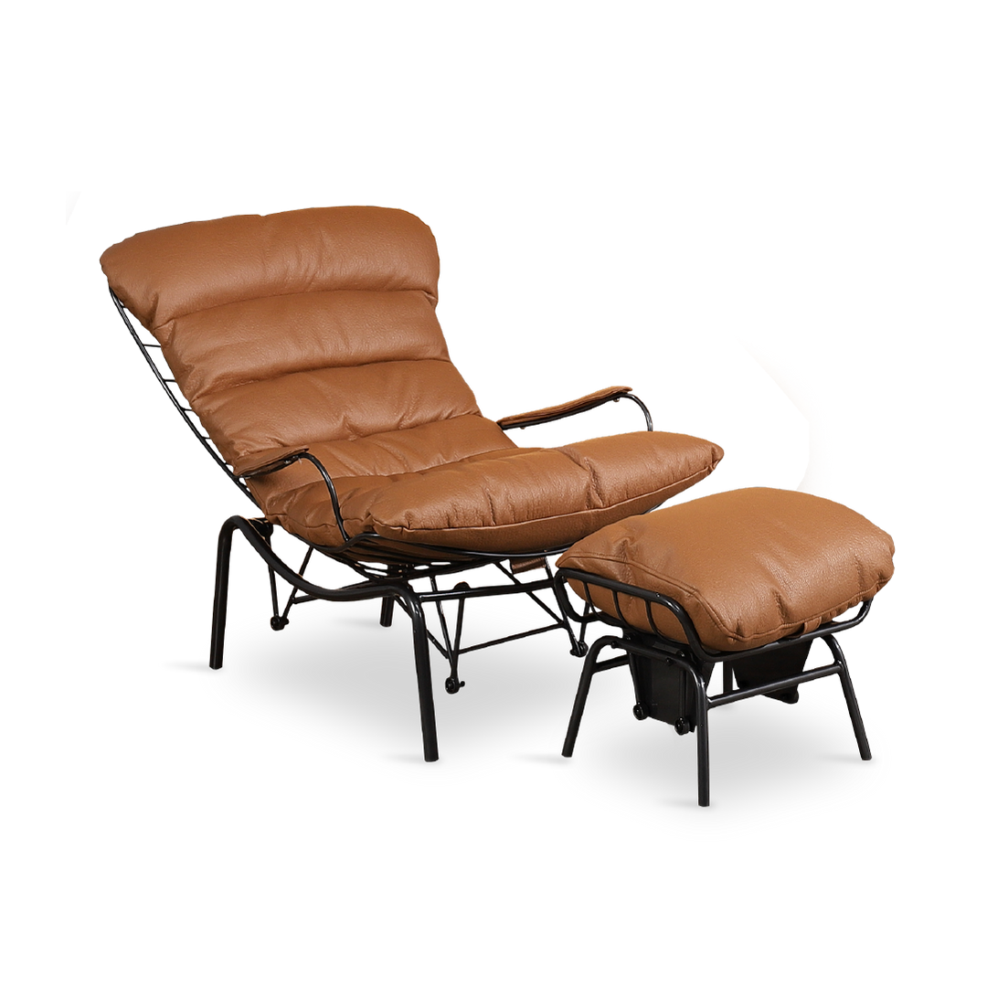 ATECCO Relax Chair with Stool
