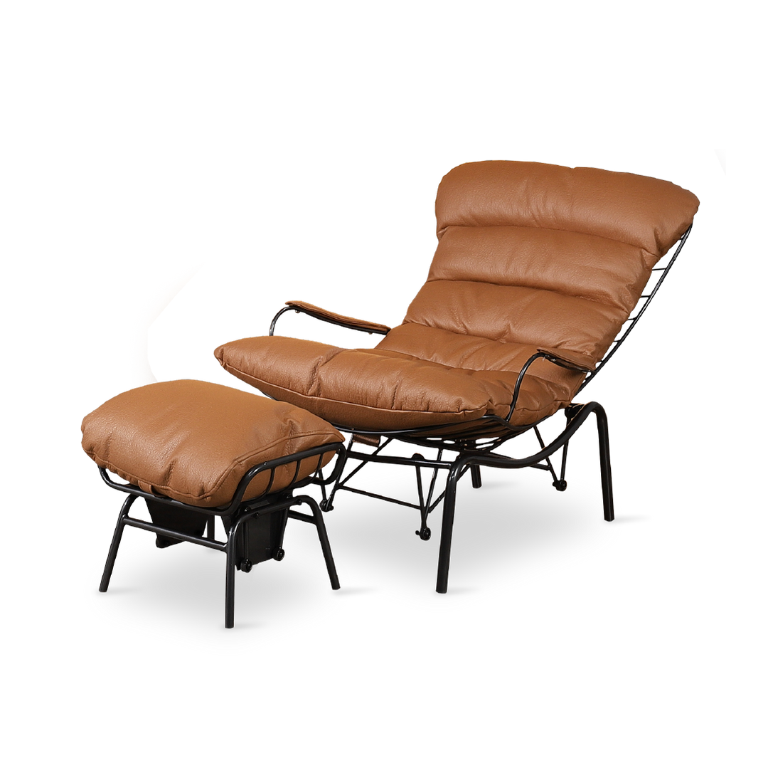 ATECCO Relax Chair with Stool
