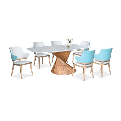 ALAVA Marble Dining Set