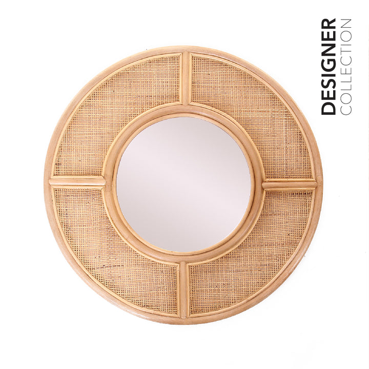 AVA Round Mirror Toasted Sunkai