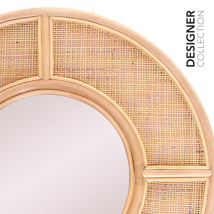 AVA Round Mirror Toasted Sunkai