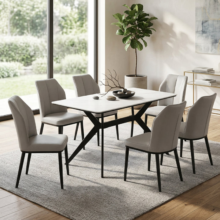 AVERY Ceramic Dining Set