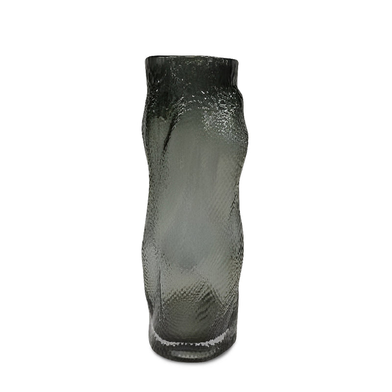 AYLA Grey Glass Vase