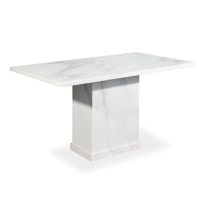 AZEZ Marble Rectangle Dining Set