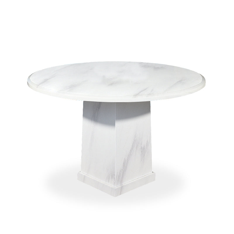 AZEZ Marble Round Dining Set