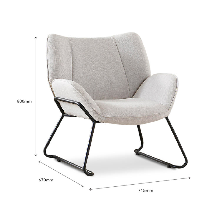 AERIS Lounge Chair Beige
