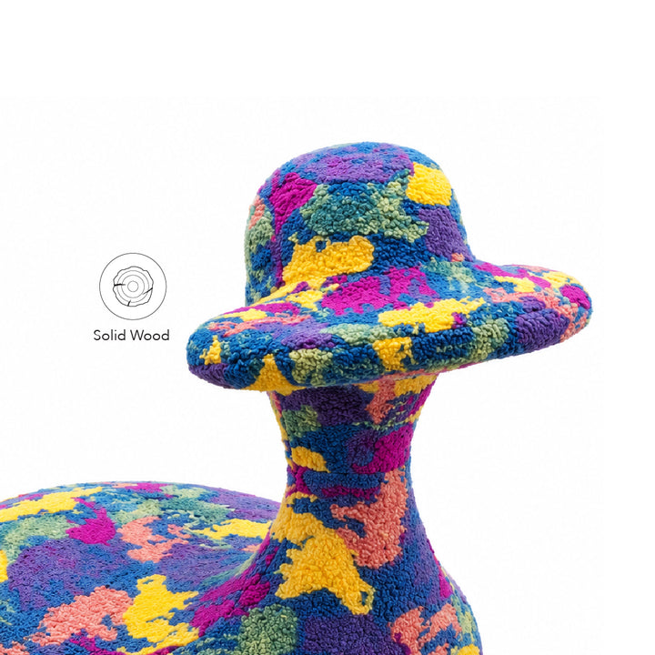 AHIRU Ducky Kids Stool Purple