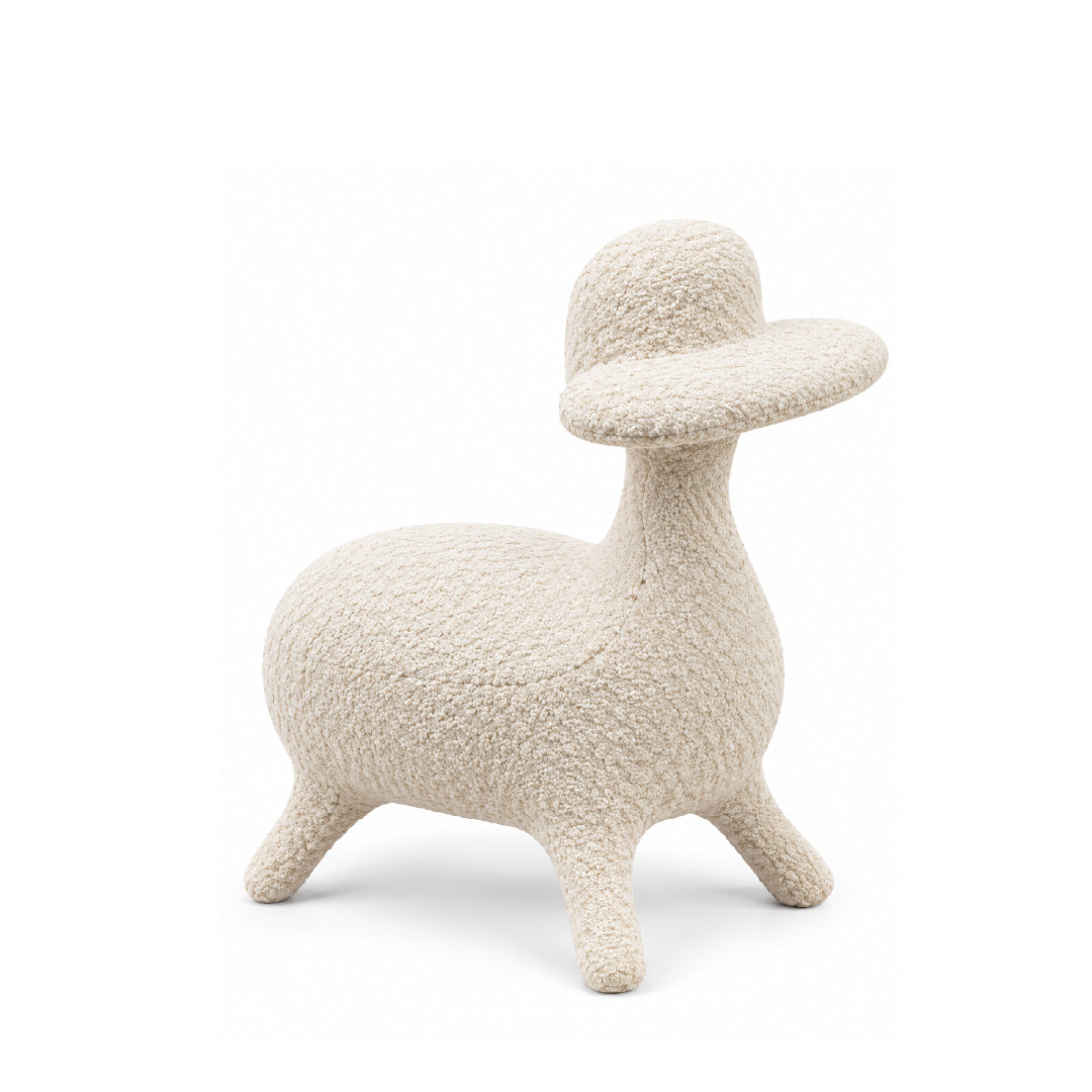 AHIRU Ducky Kids Stool White