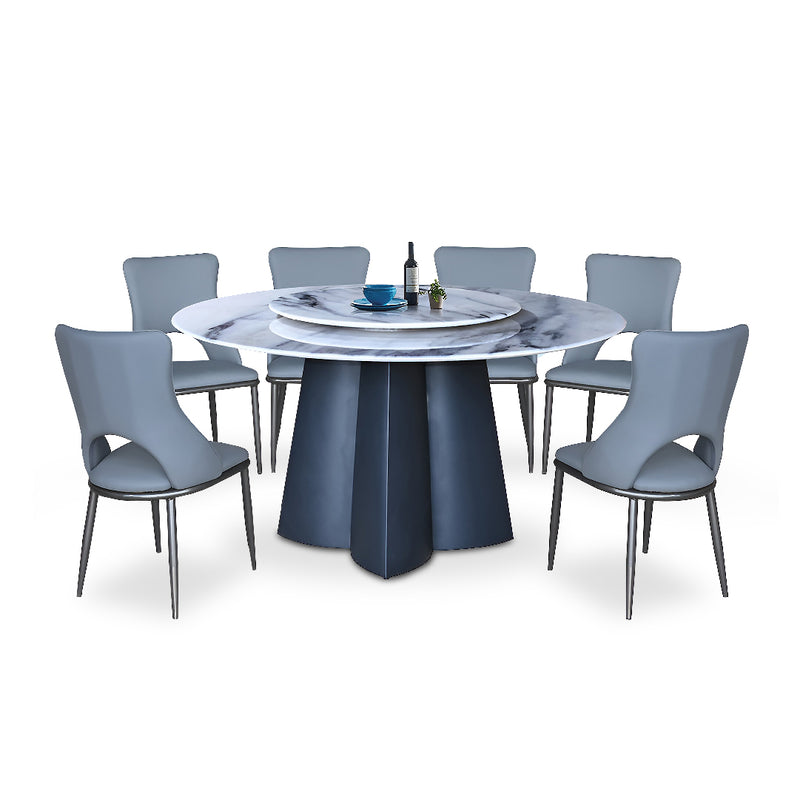 ALUDRA Marble Dining Set