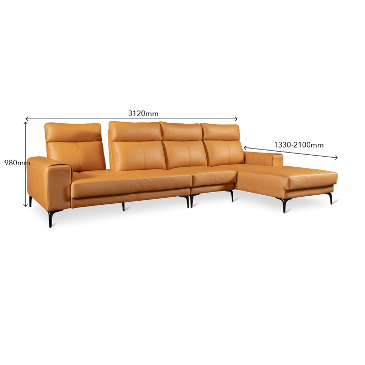 AMARILLO Push Back Sofa