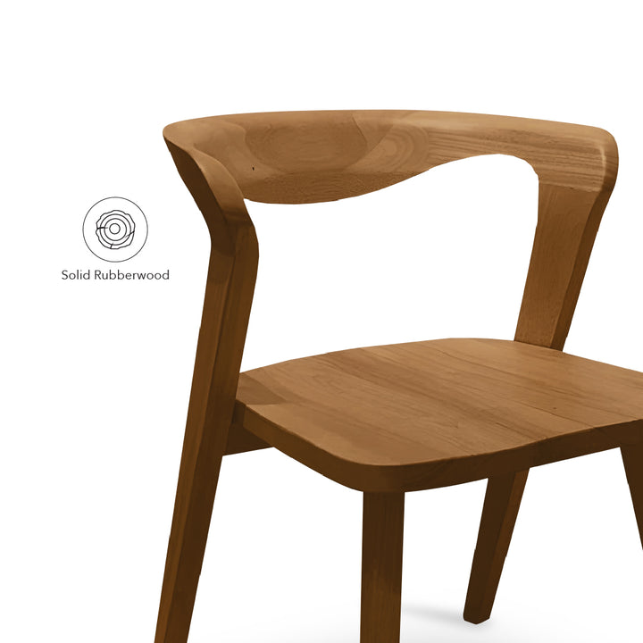 ANDALAS Wooden Dining Chair