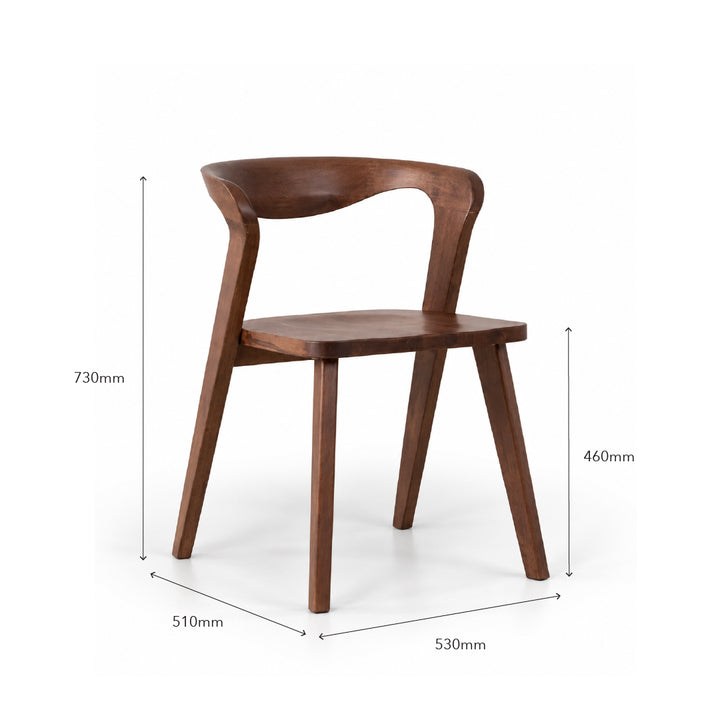 ANDALAS Wooden Dining Chair