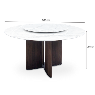 ANIS Crystal Marble Dining Table