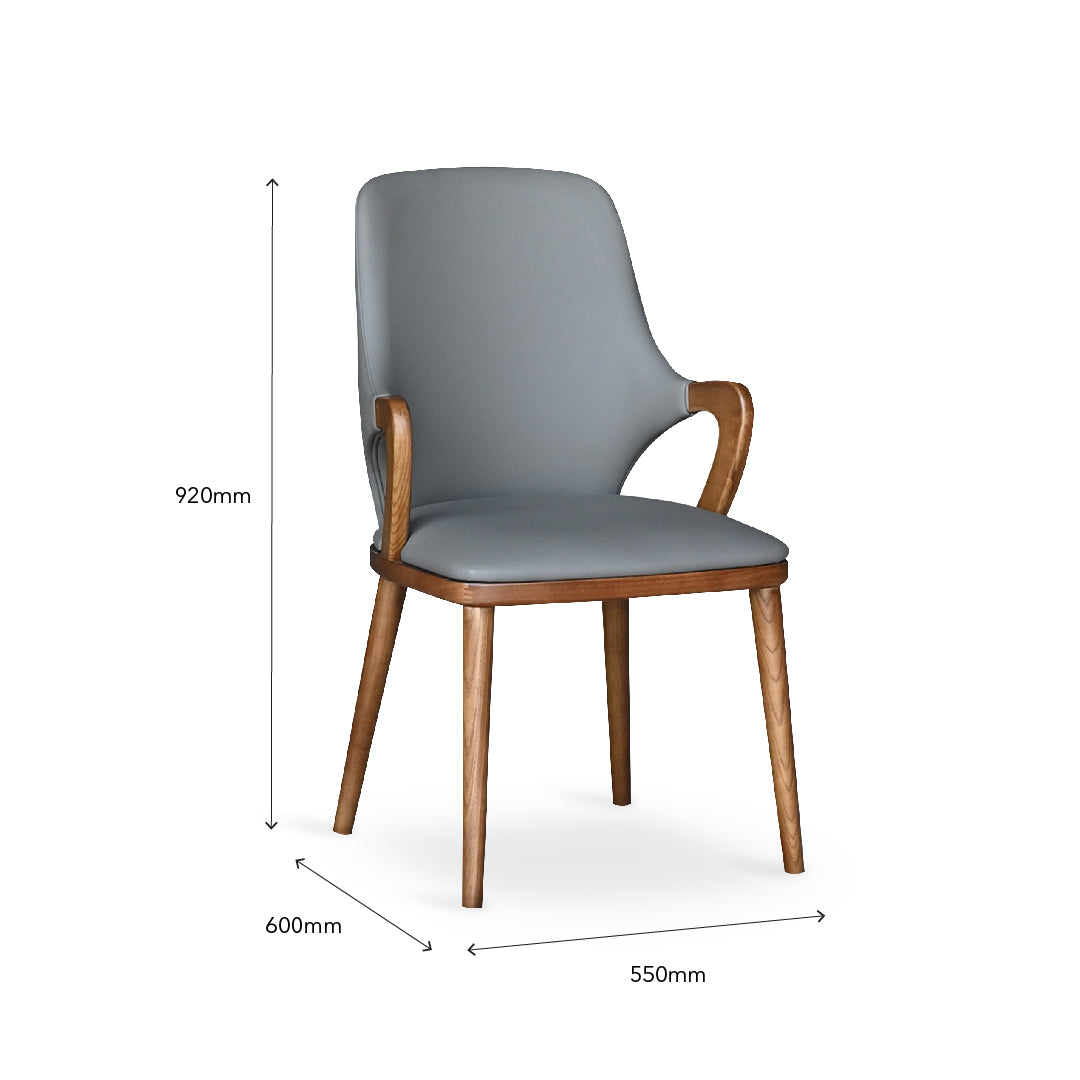 ANISE Dining Chair with Armrest