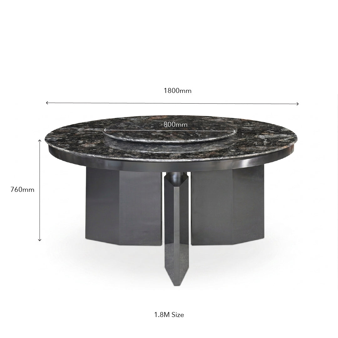 ARANI Round Natural Marble Dining Table