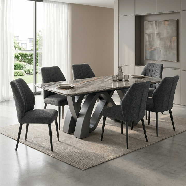 ARLUNA Natural Marble Dining Table
