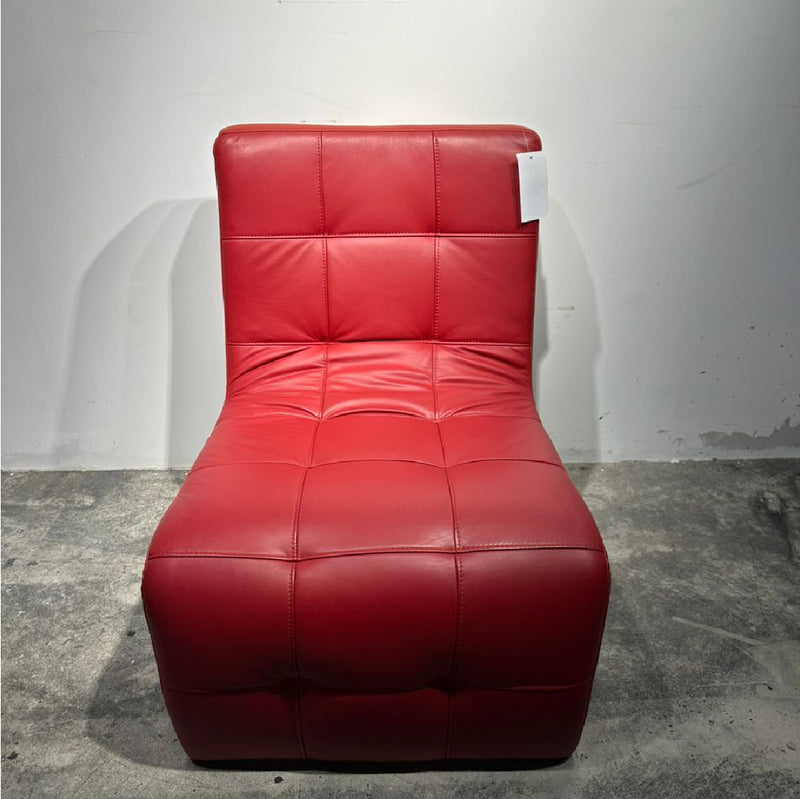 Half Leather Lounge Chair