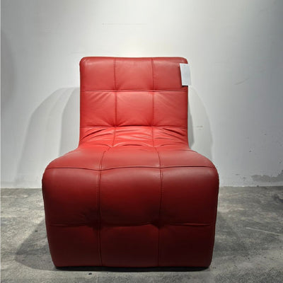 Half Leather Lounge Chair