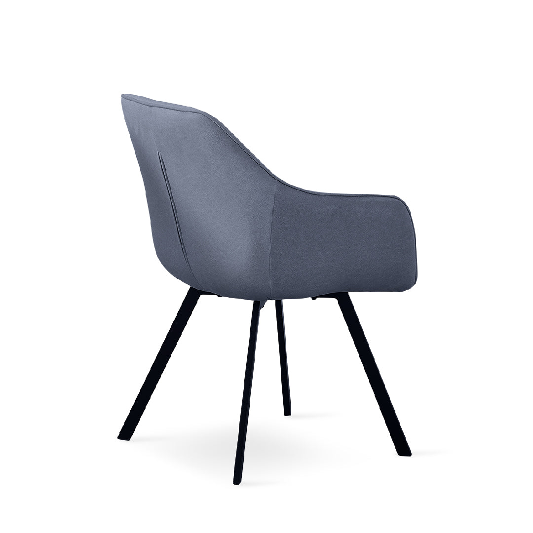 ARNOLD Dark Grey Dining Chair