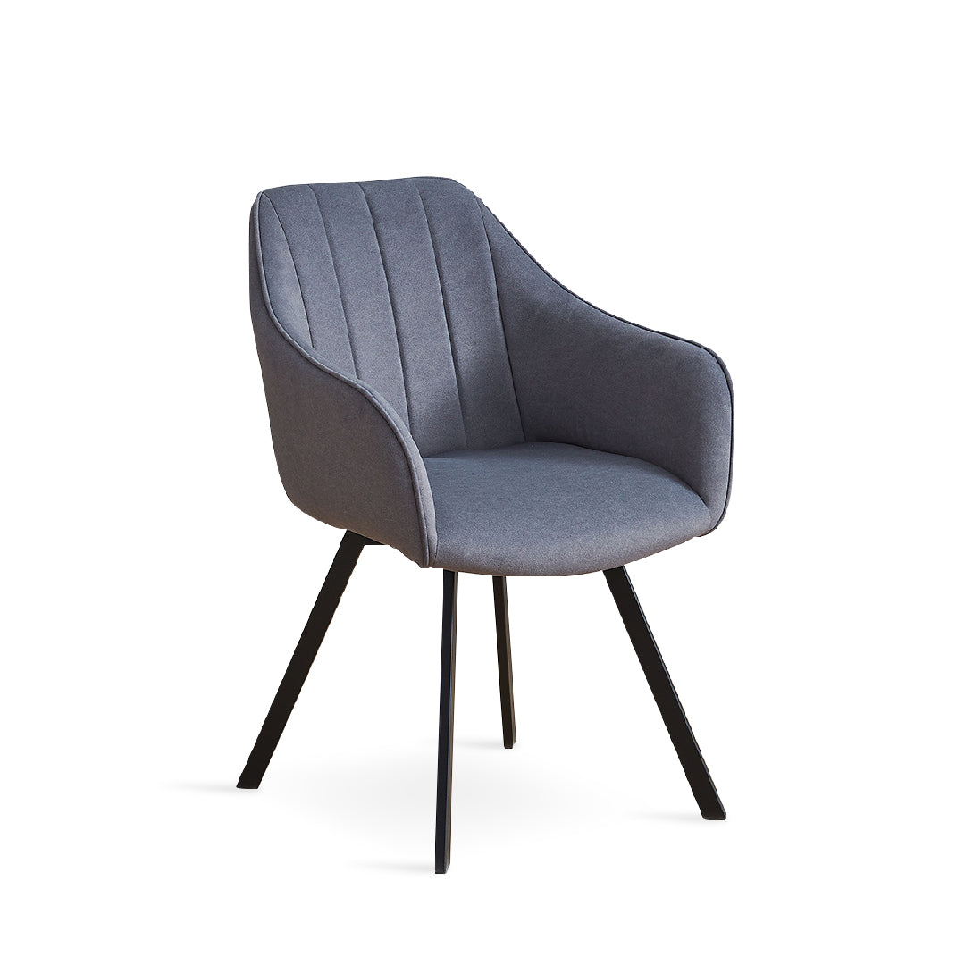 ARNOLD Dark Grey Dining Chair