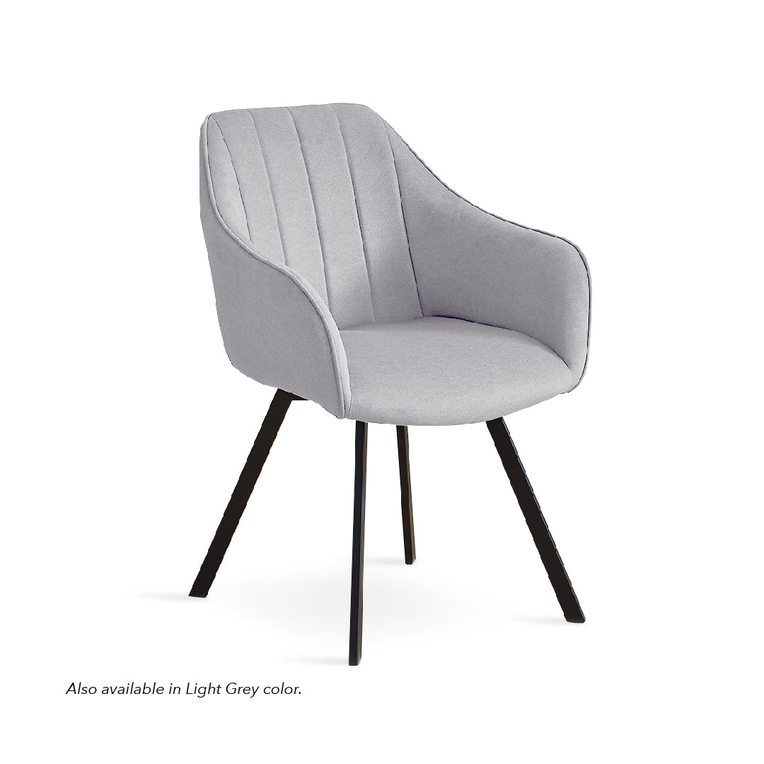 ARNOLD Dark Grey Dining Chair