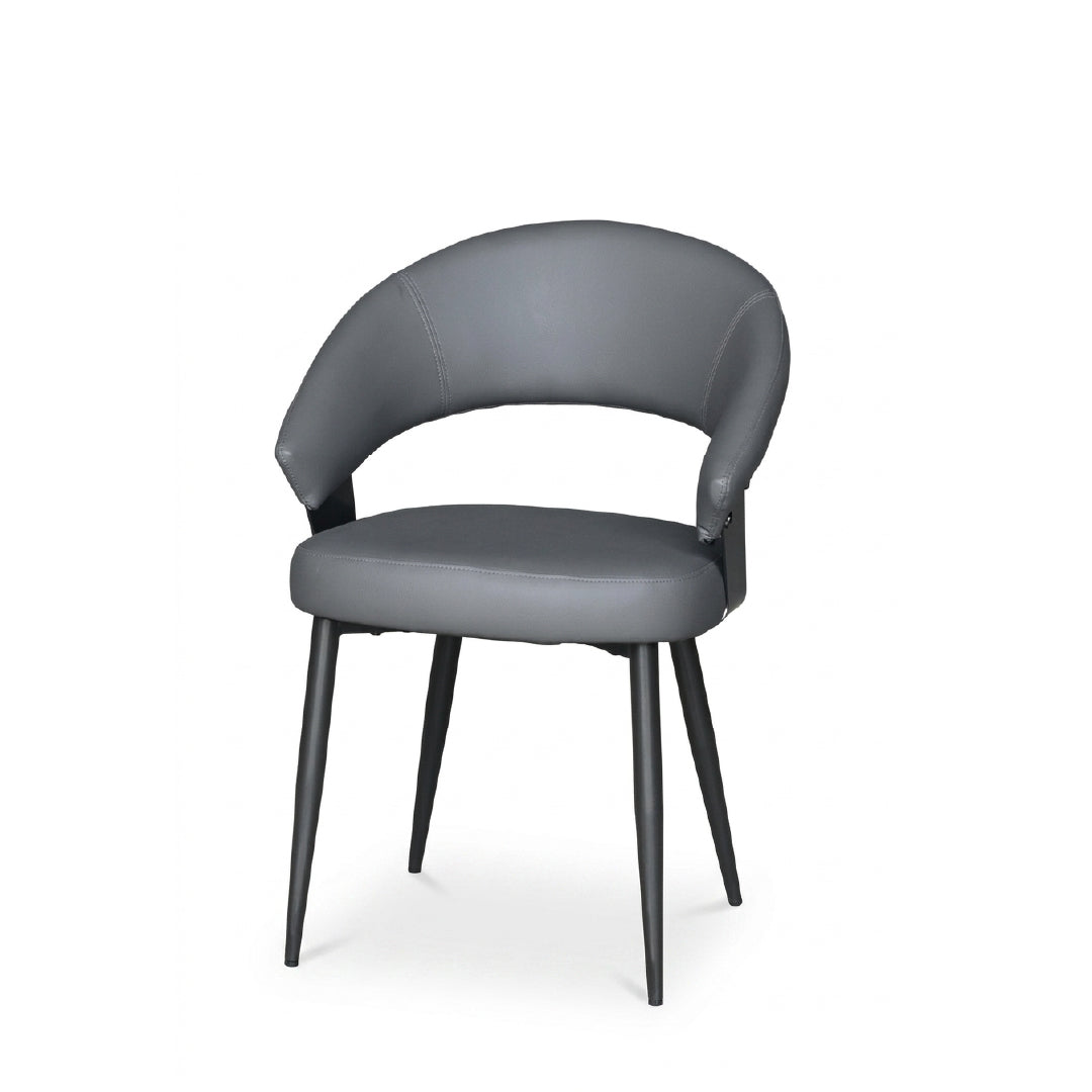 AURAH Arm Dining Chair Grey
