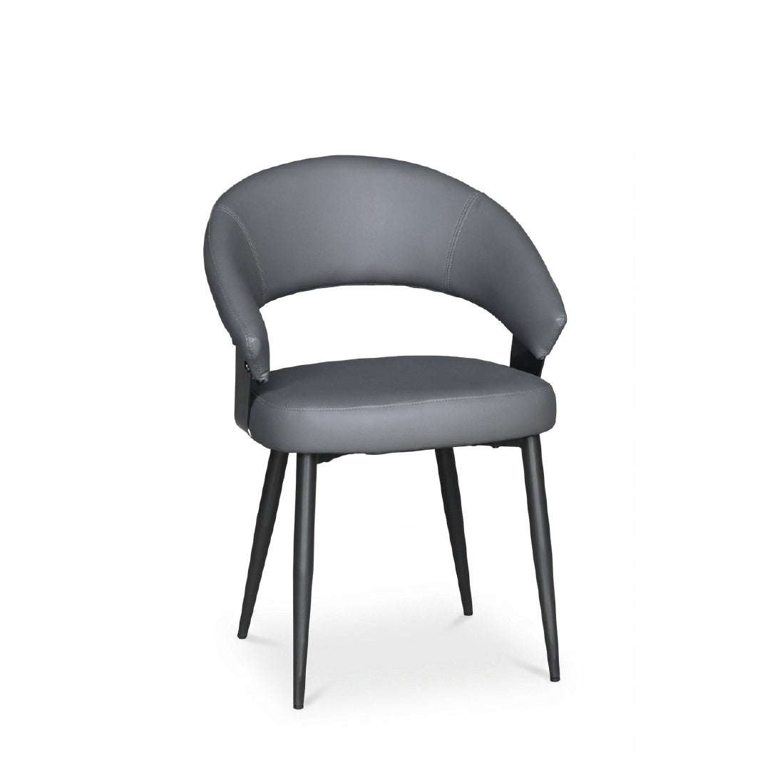 AURAH Arm Dining Chair Grey