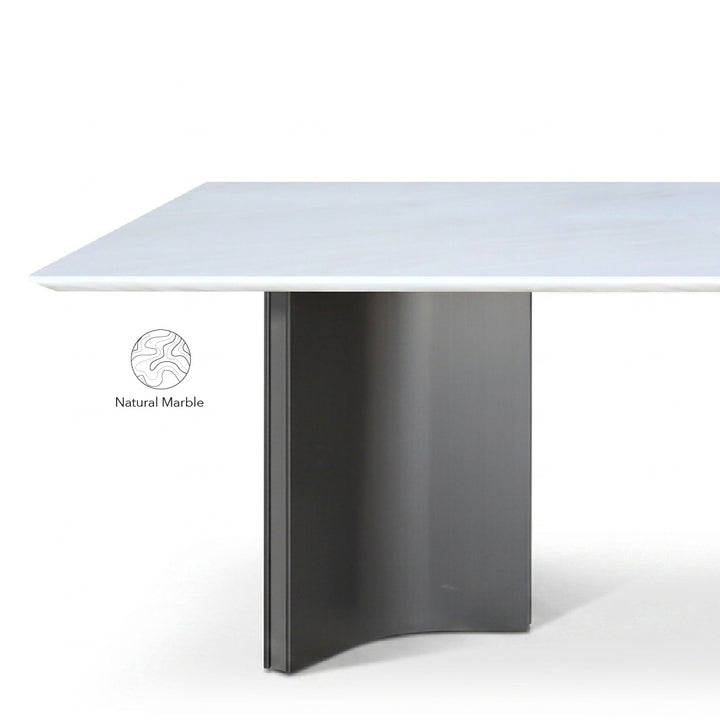 AWAN Natural Marble Dining Table