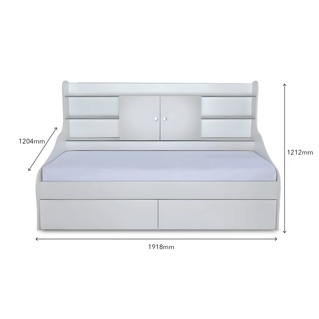 BANAQUE Single Daybed with Storage / Pull Out