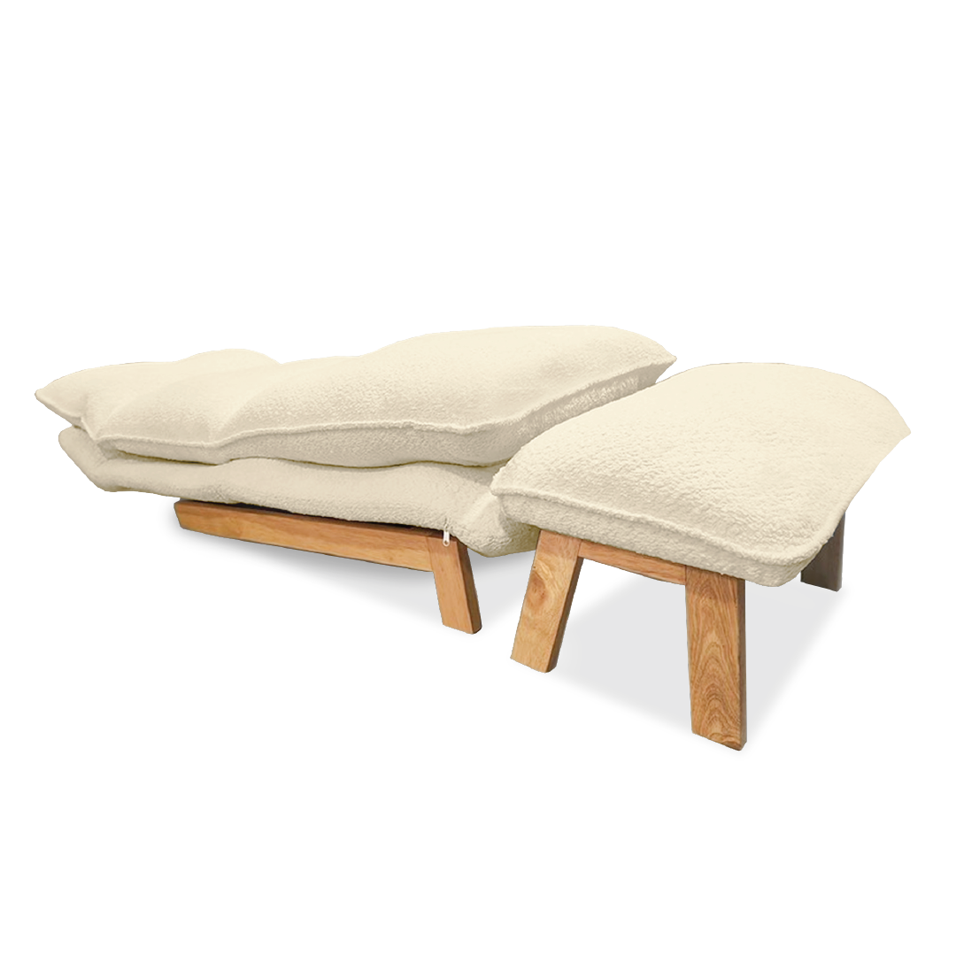 BECKY Relax Chair with Stool