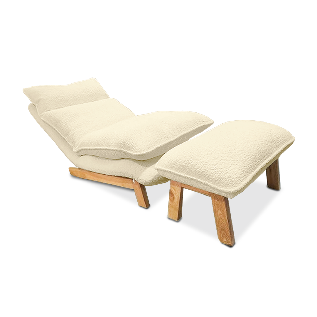BECKY Relax Chair with Stool