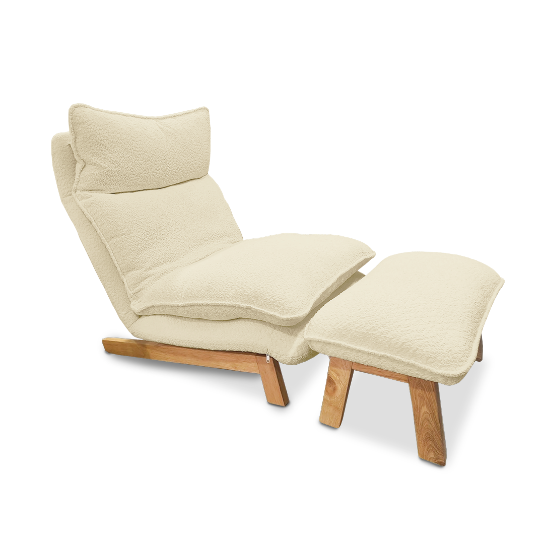 BECKY Relax Chair with Stool