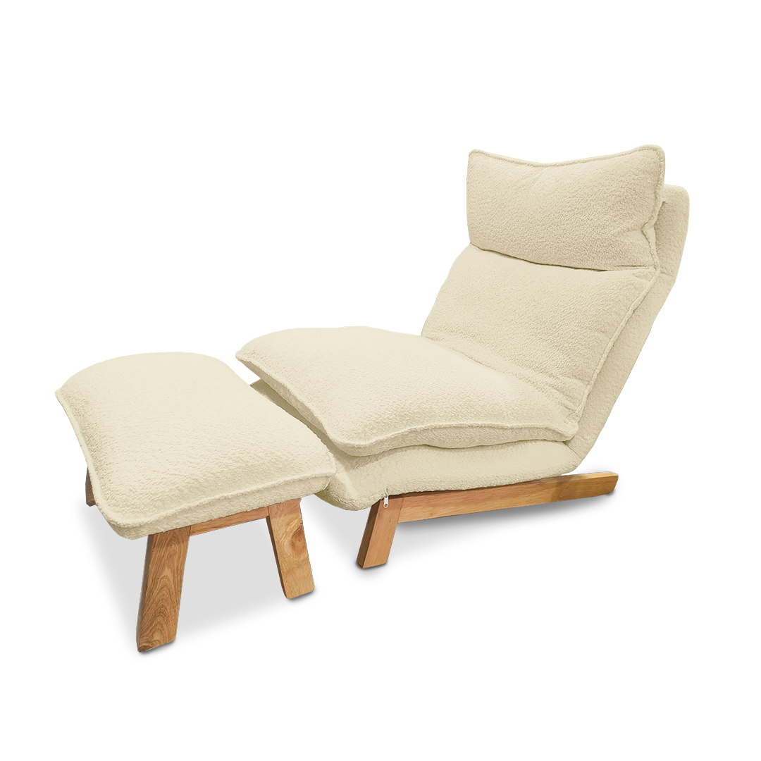 BECKY Relax Chair with Stool