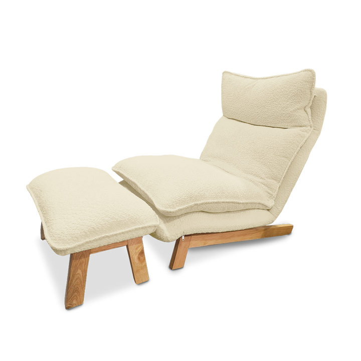 BECKY Relax Chair with Stool
