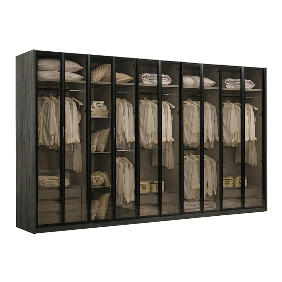 BELLE Designer Glass Closet 6 - 10 Doors