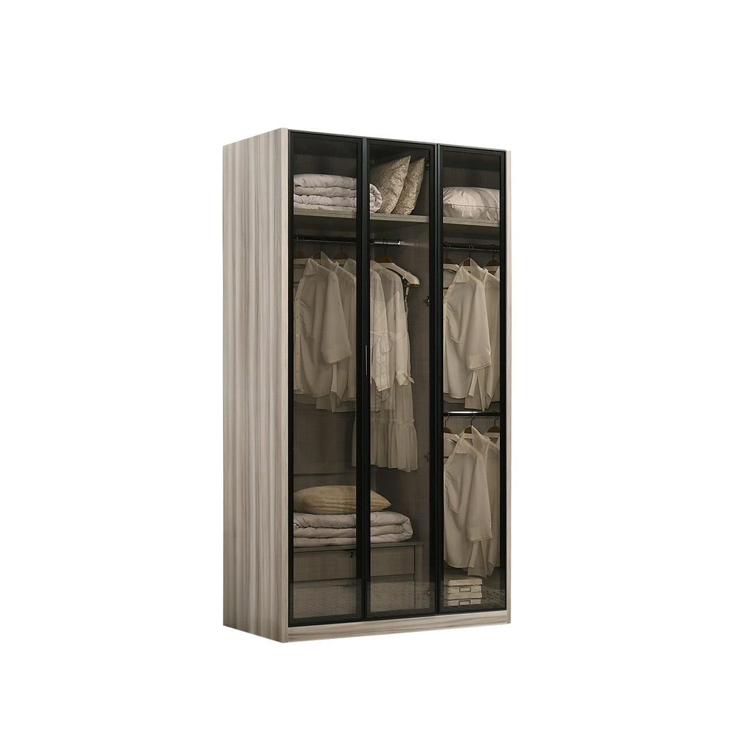 BELLE Designer Glass Closet 2 - 5 Doors