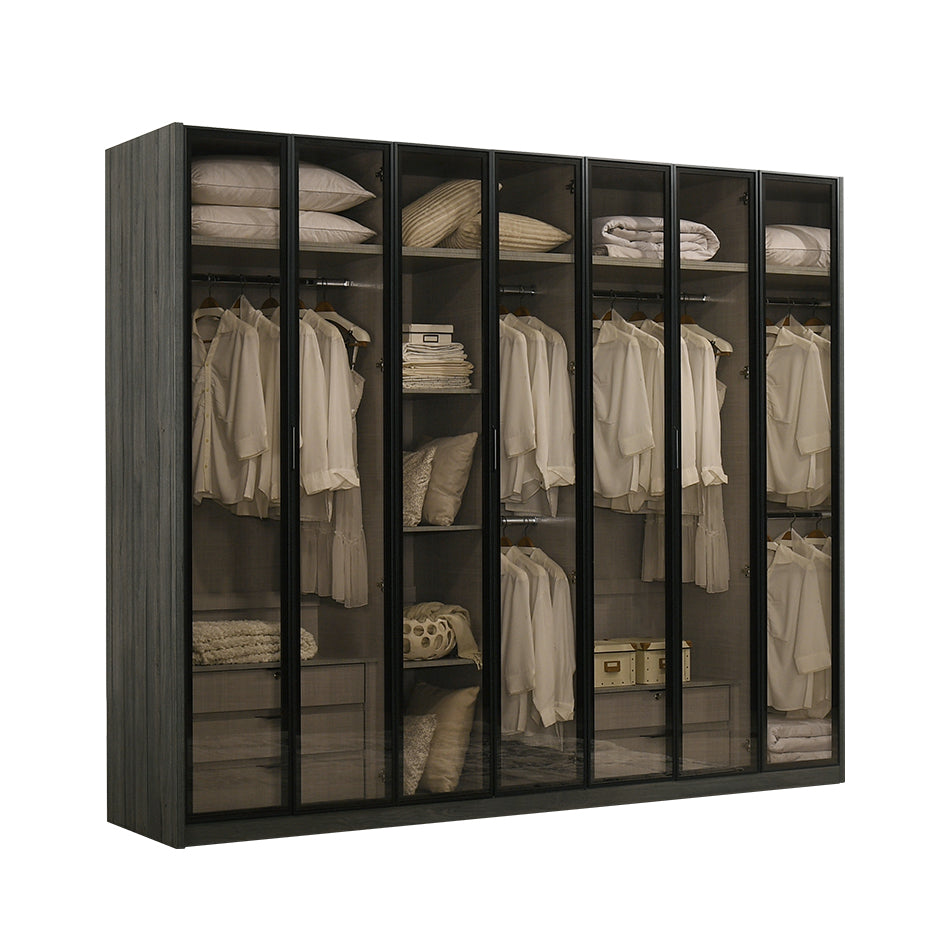 BELLE Designer Glass Closet 6 - 10 Doors