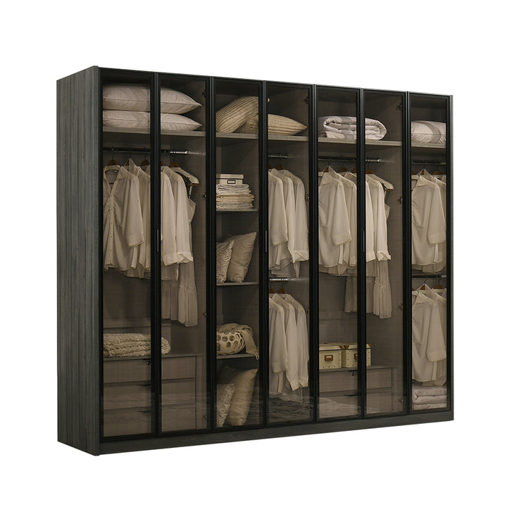 BELLE Designer Glass Closet 6 - 10 Doors