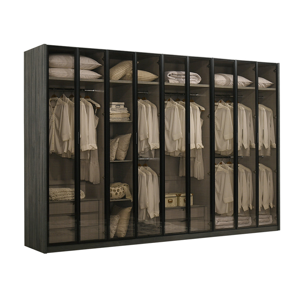 BELLE Designer Glass Closet 6 - 10 Doors