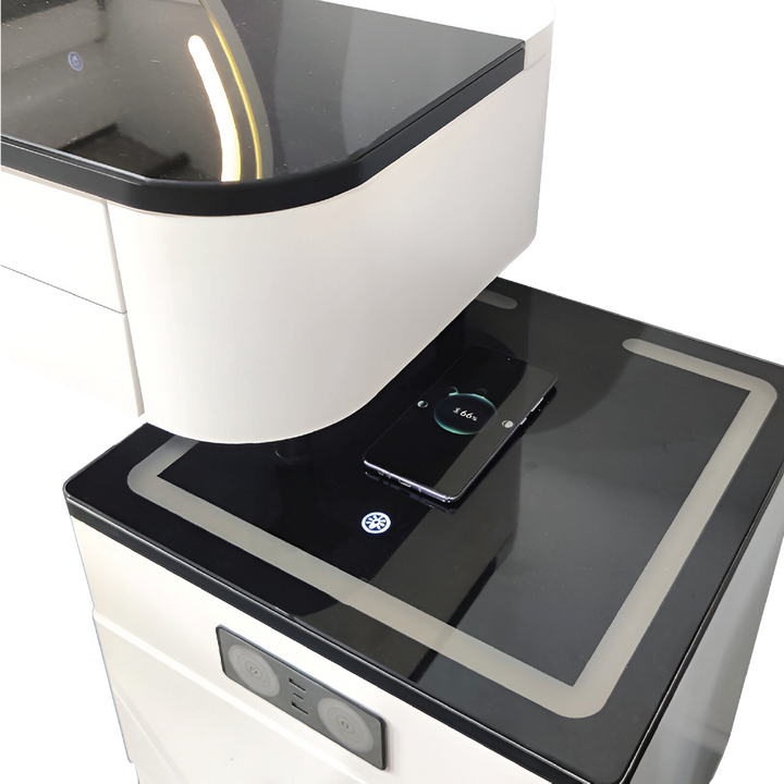 BERTHENY LED Mirror Dresser with Chair